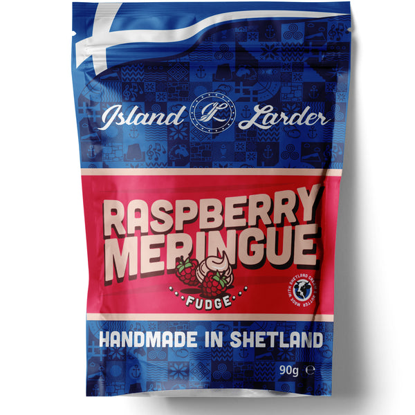 Raspberry Meringue Fudge