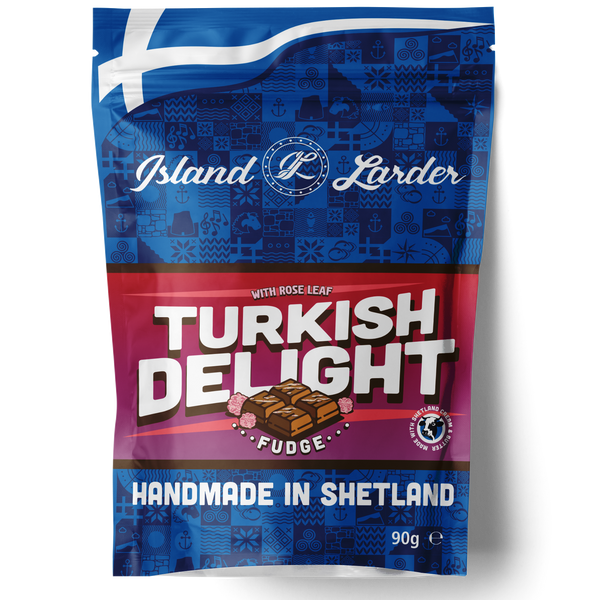 Christmas Turkish Delight Fudge