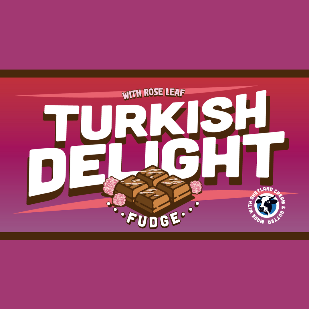 Christmas Turkish Delight Fudge